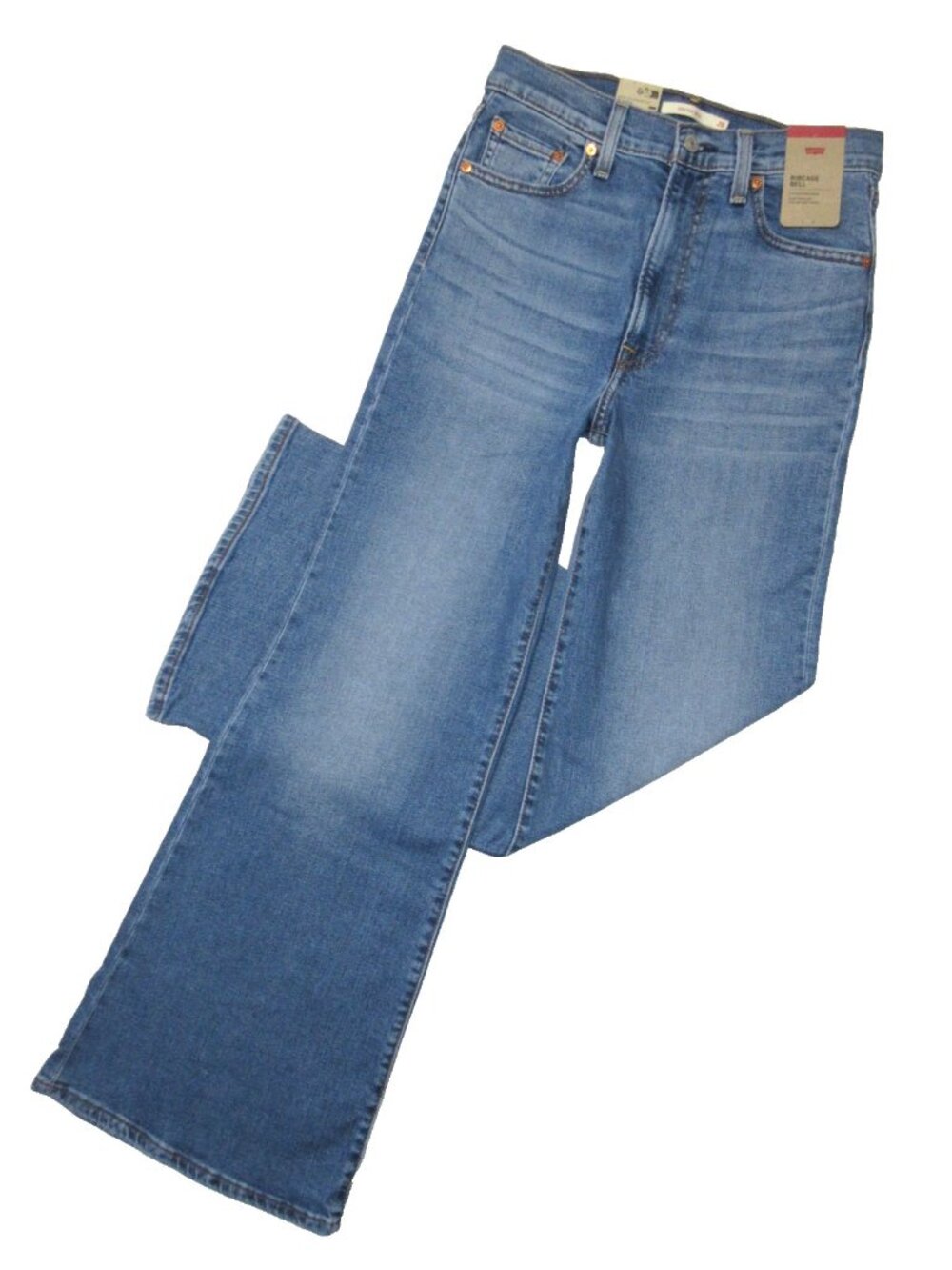 NWT Levi's Ribcage Bell in So Nice High Rise Stretch Flare Jeans 28 x 32